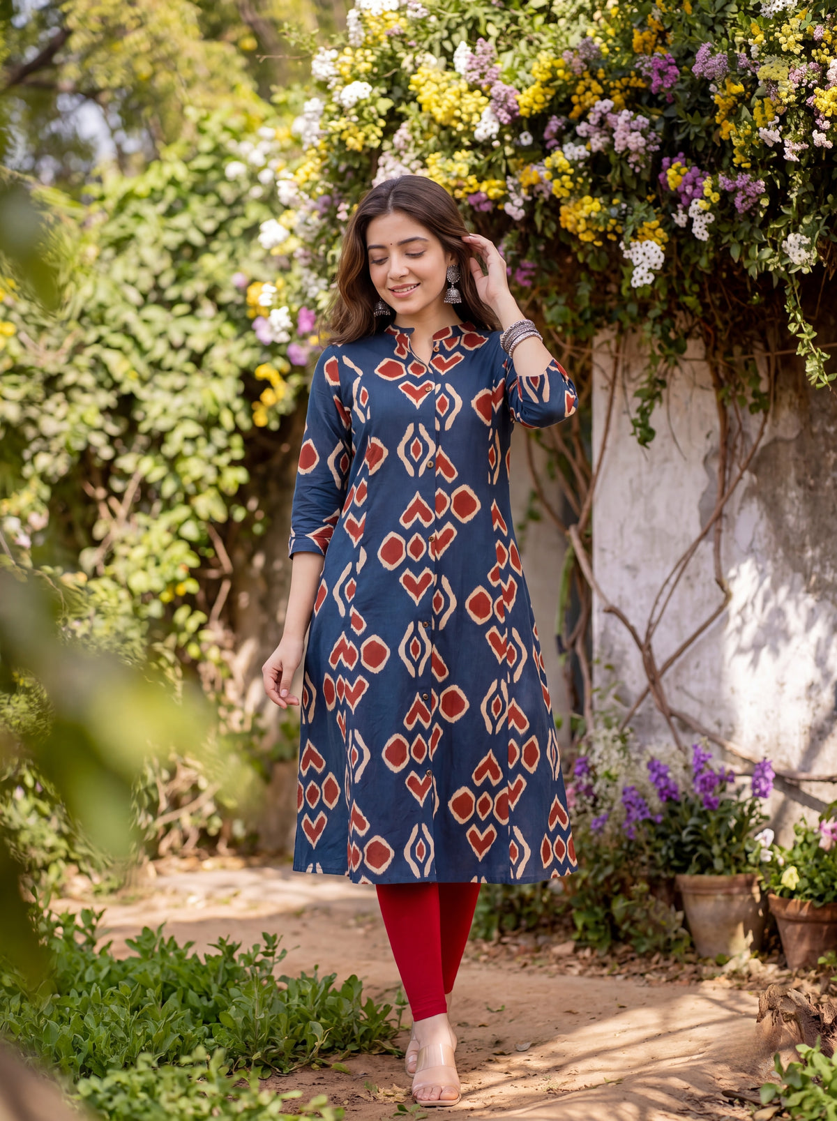 AAVYA | Ikat Printed Kurta