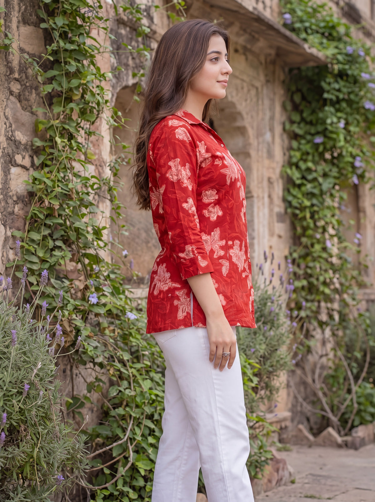 Ira Floral Cotton Shirt