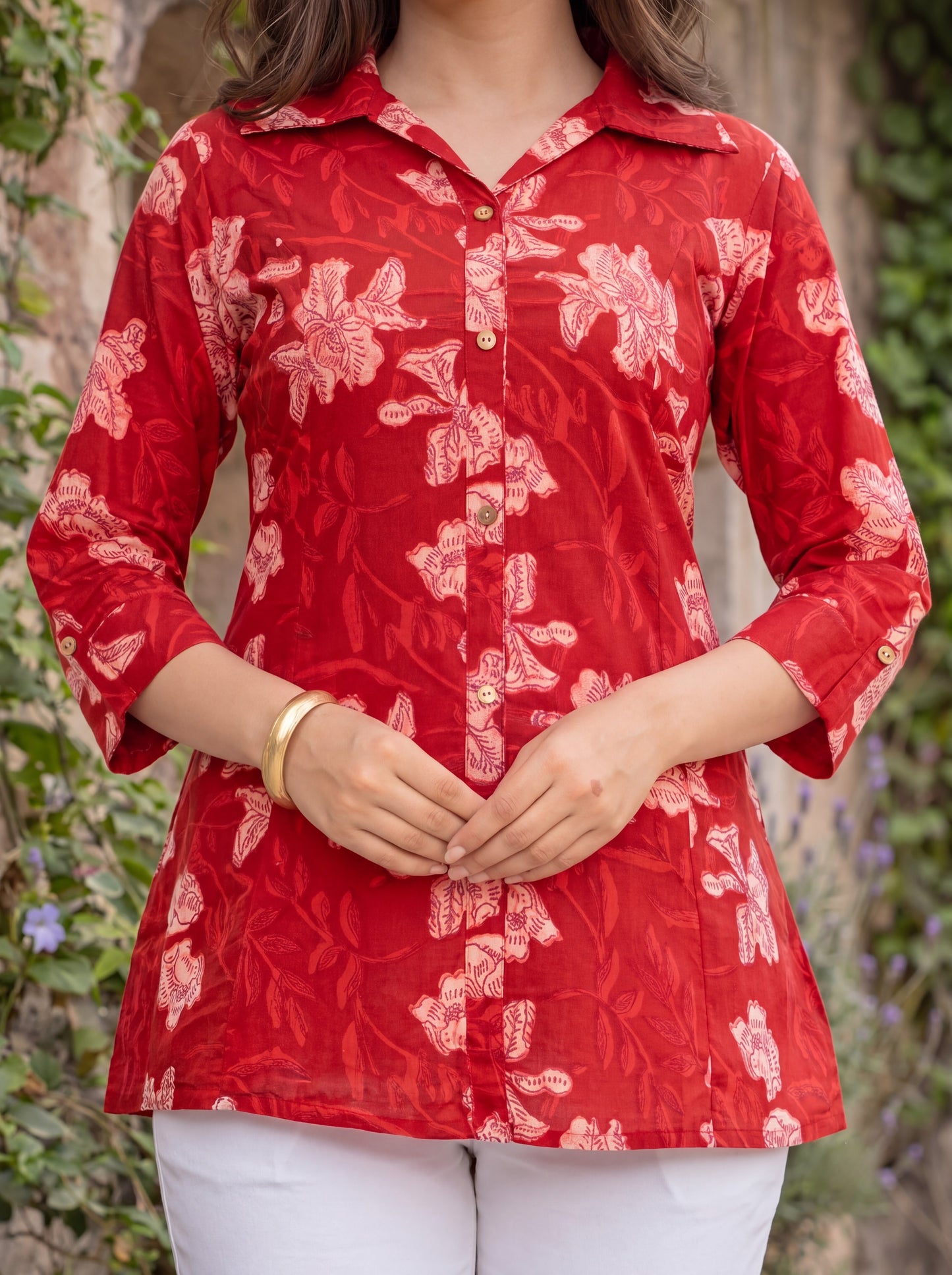 Ira Floral Cotton Shirt