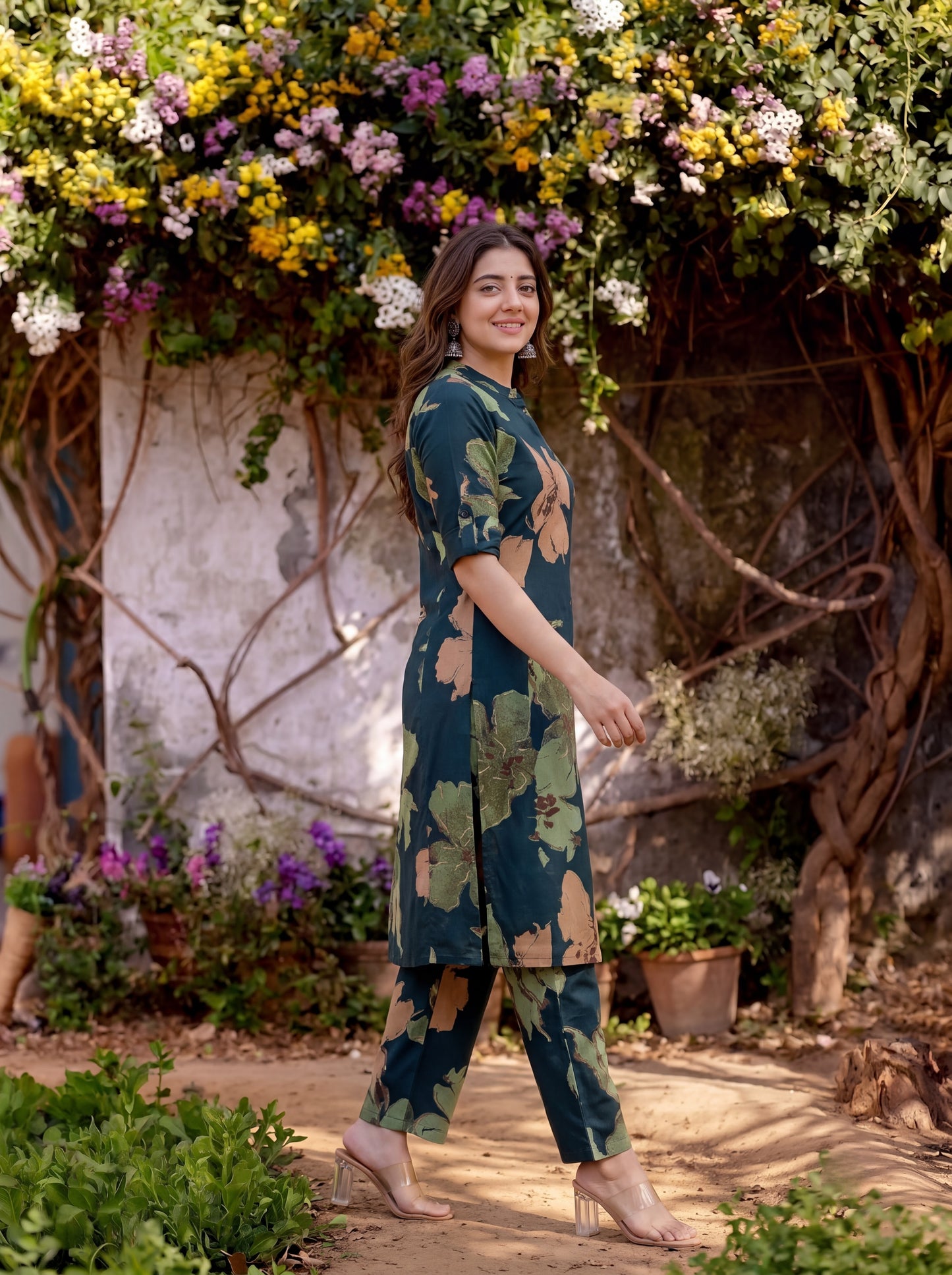 MEHIRA Floral Printed Co-ord Set