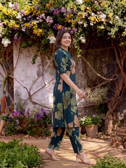 MEHIRA Floral Printed Co-ord Set