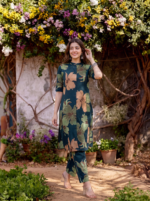 MEHIRA Floral Printed Co-ord Set