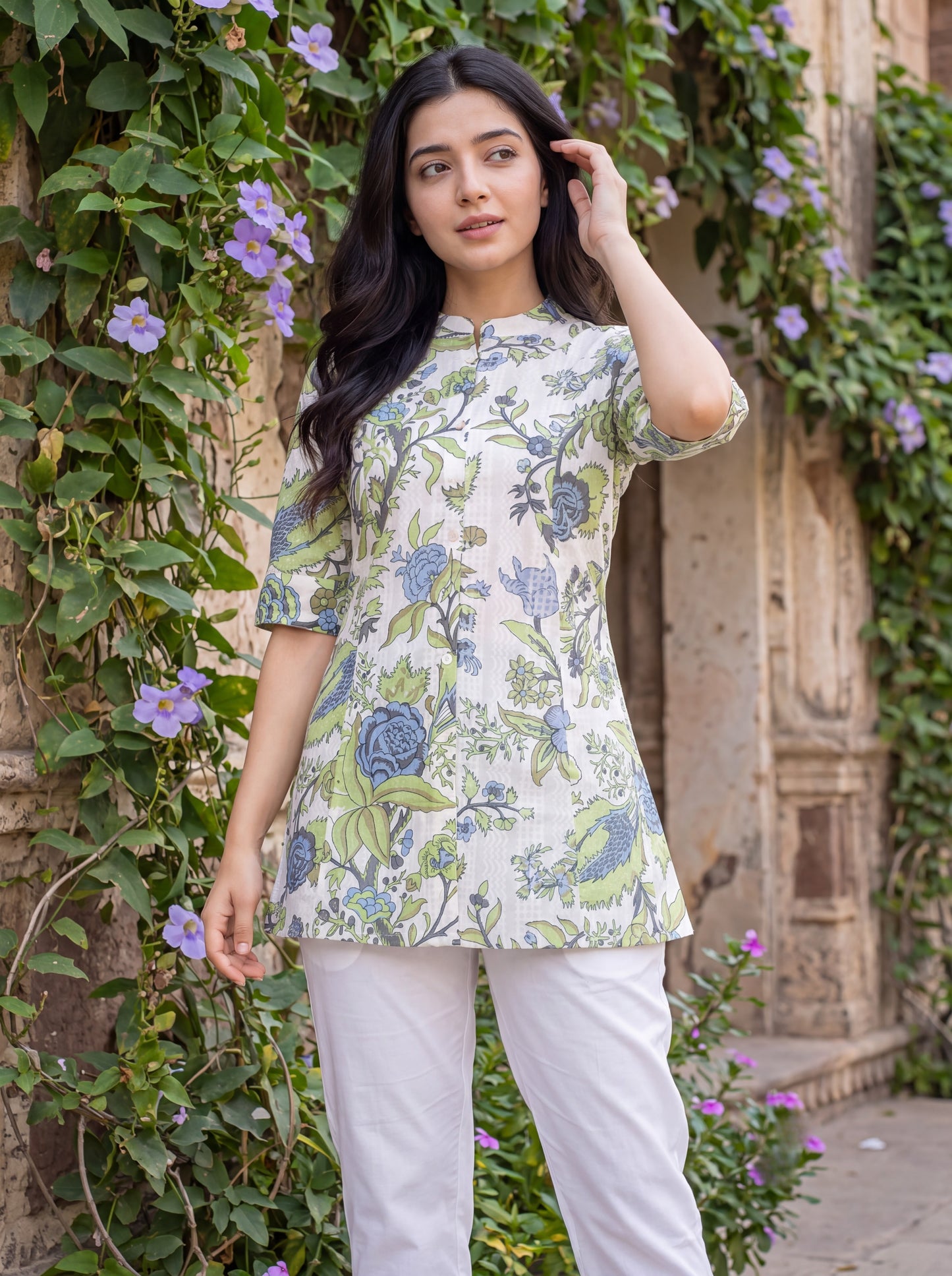 Meher Garden Floral Top