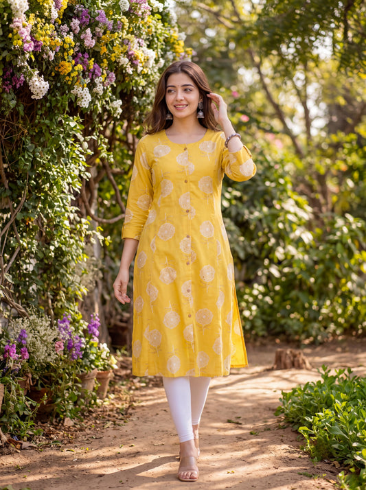 NAVIKA | Printed Straight Kurta