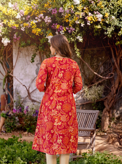 RUVIKA | Heritage Floral Kurta