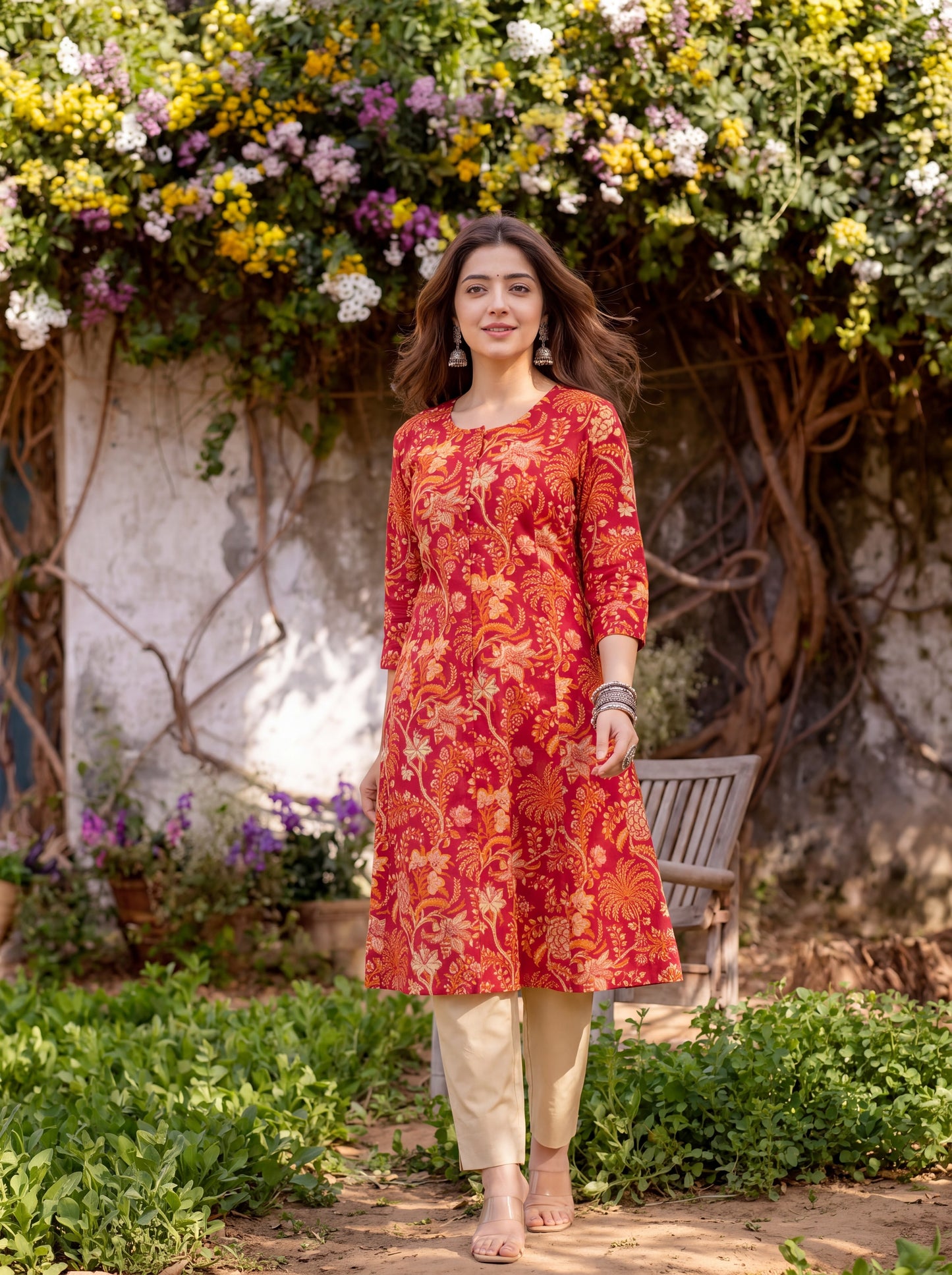 RUVIKA | Heritage Floral Kurta