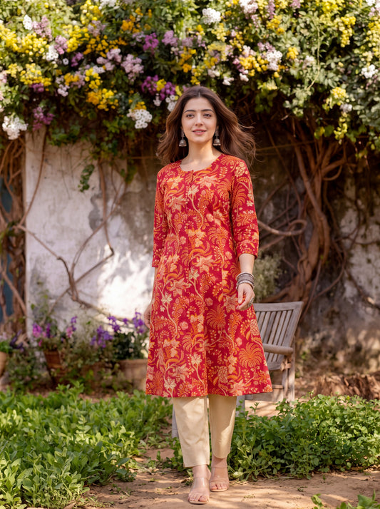 RUVIKA | Heritage Floral Kurta