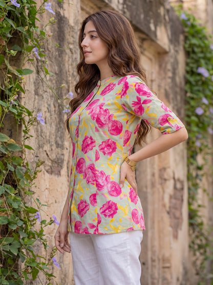 Roselle Bloom Top