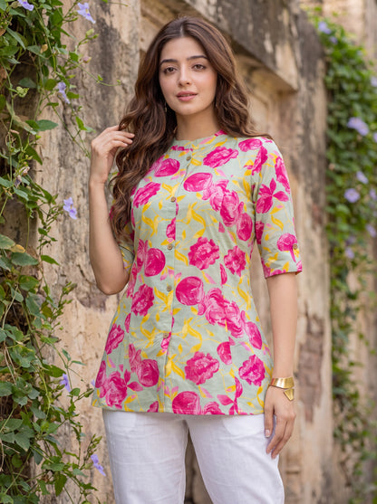 Roselle Bloom Top
