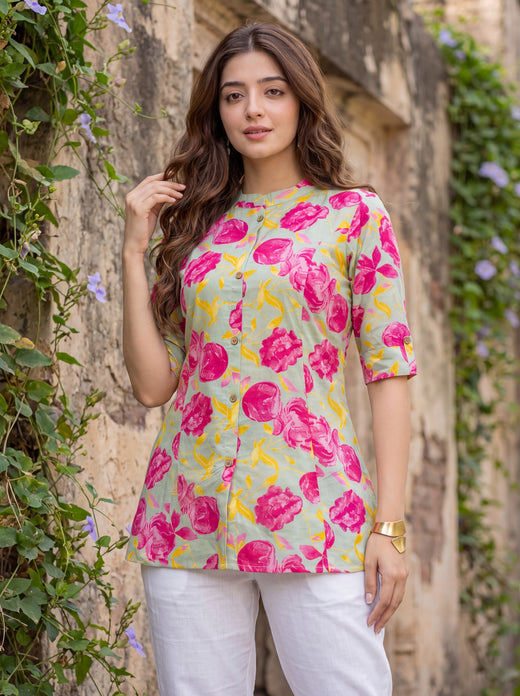 Roselle Bloom Top