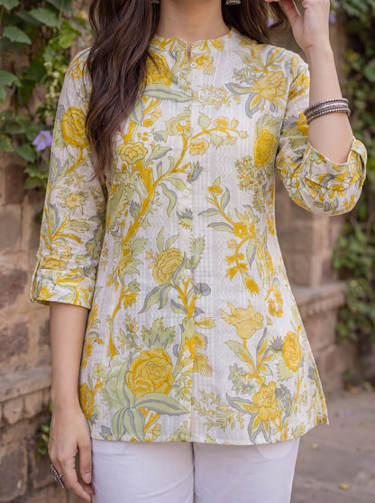 Marigold Meadow shirt