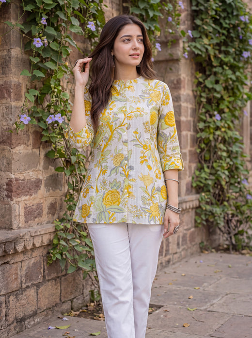 Marigold Meadow shirt