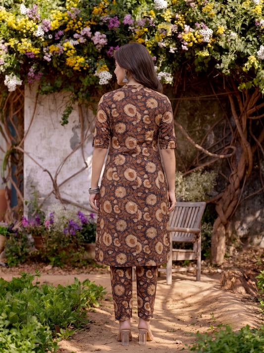 VANYA | Floral Printed Co-ord set