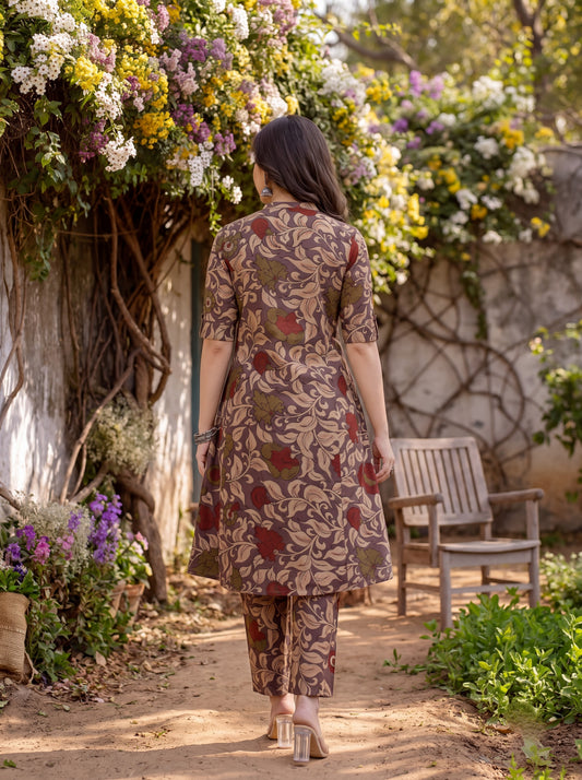 ZAREEN | Printed Floral Kurta Pant Set